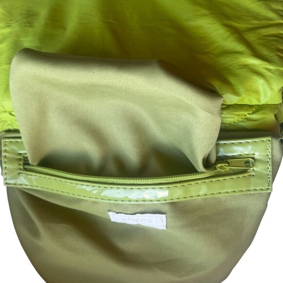 Chicos Green Crossbody Bag Handbag Purse - Picture 7 of 16
